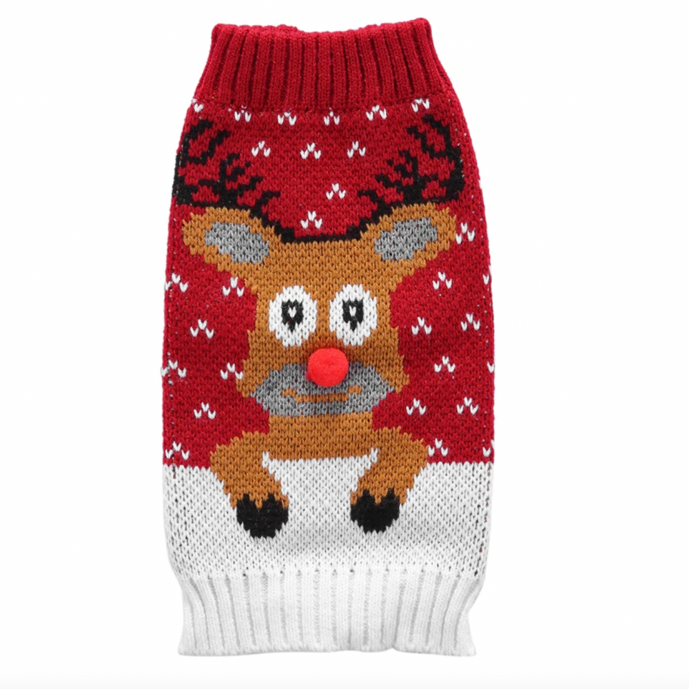 Red Reindeer Sweater