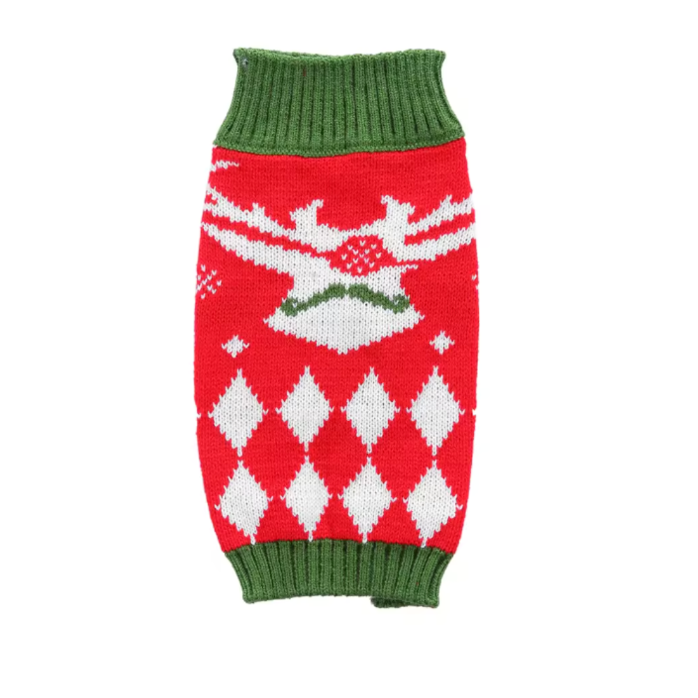 Red Green Reindeer Sweater