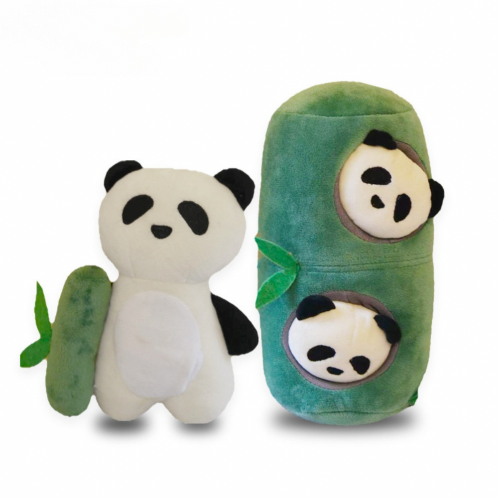 Panda and Bamboo Burrow Toy