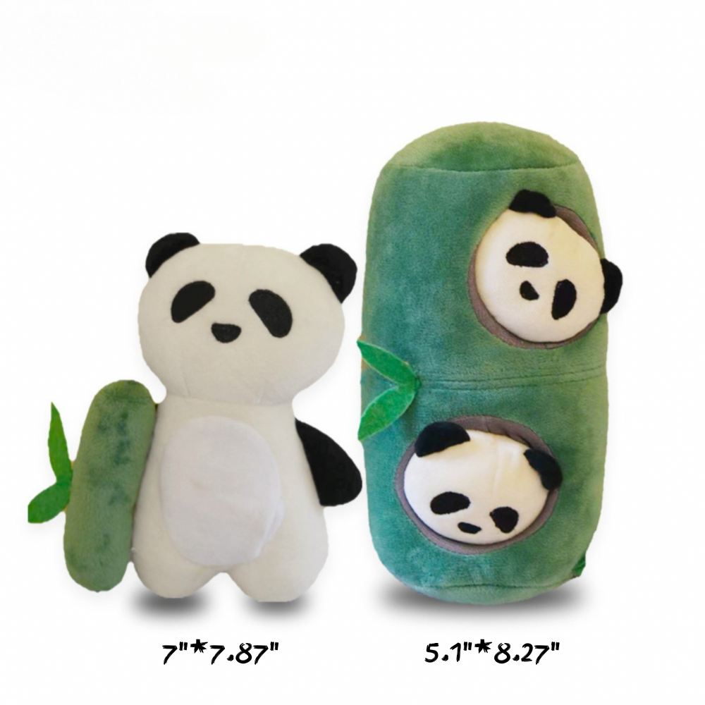 Panda and Bamboo Burrow Toy