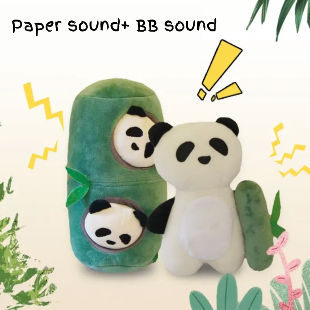 Panda and Bamboo Burrow Toy