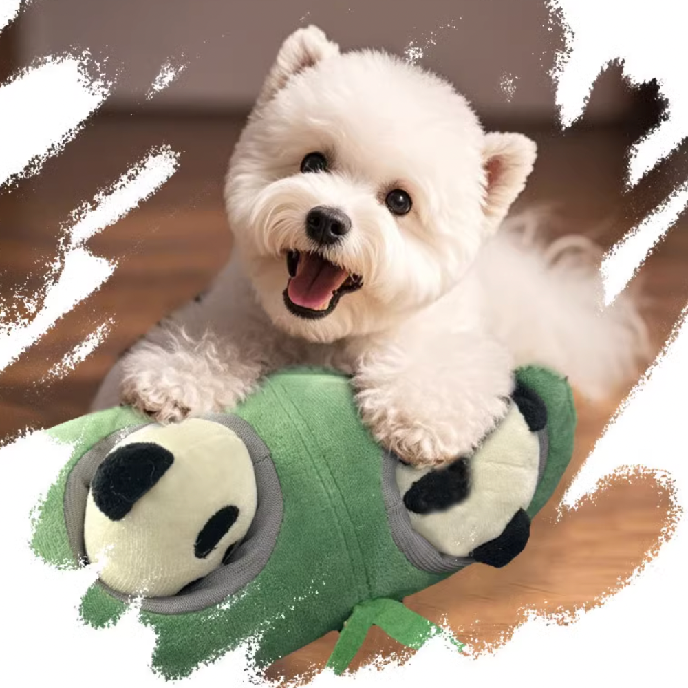 Panda and Bamboo Burrow Toy