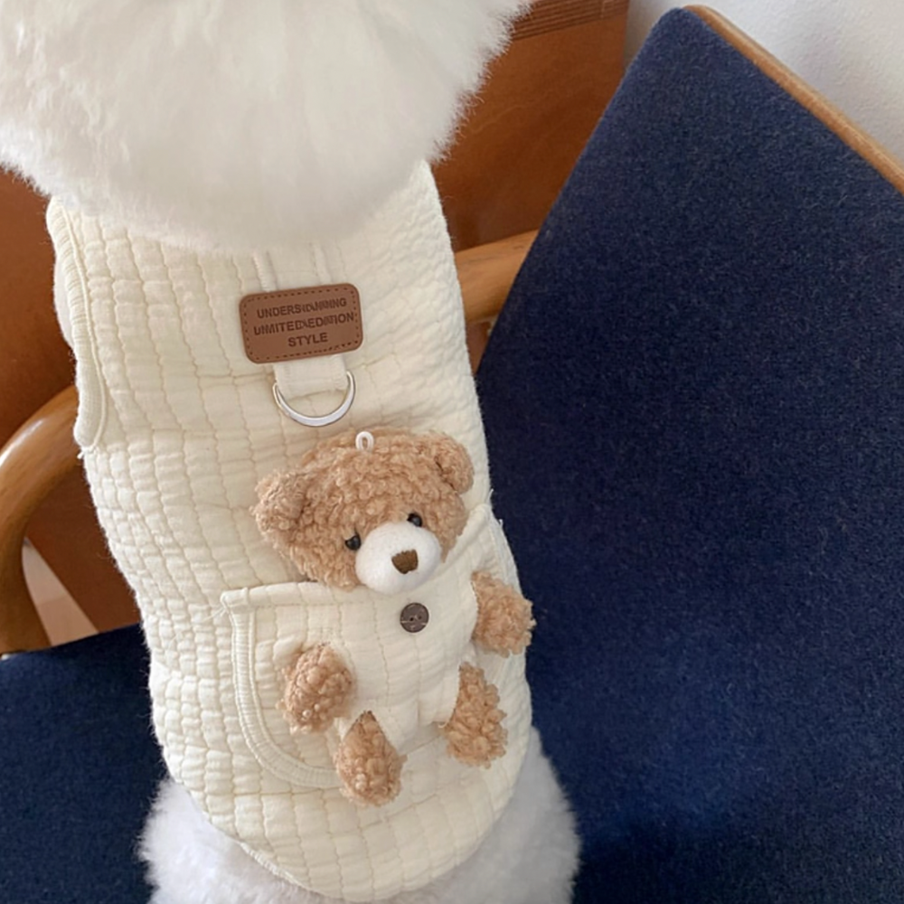 White Bear Vest Harness