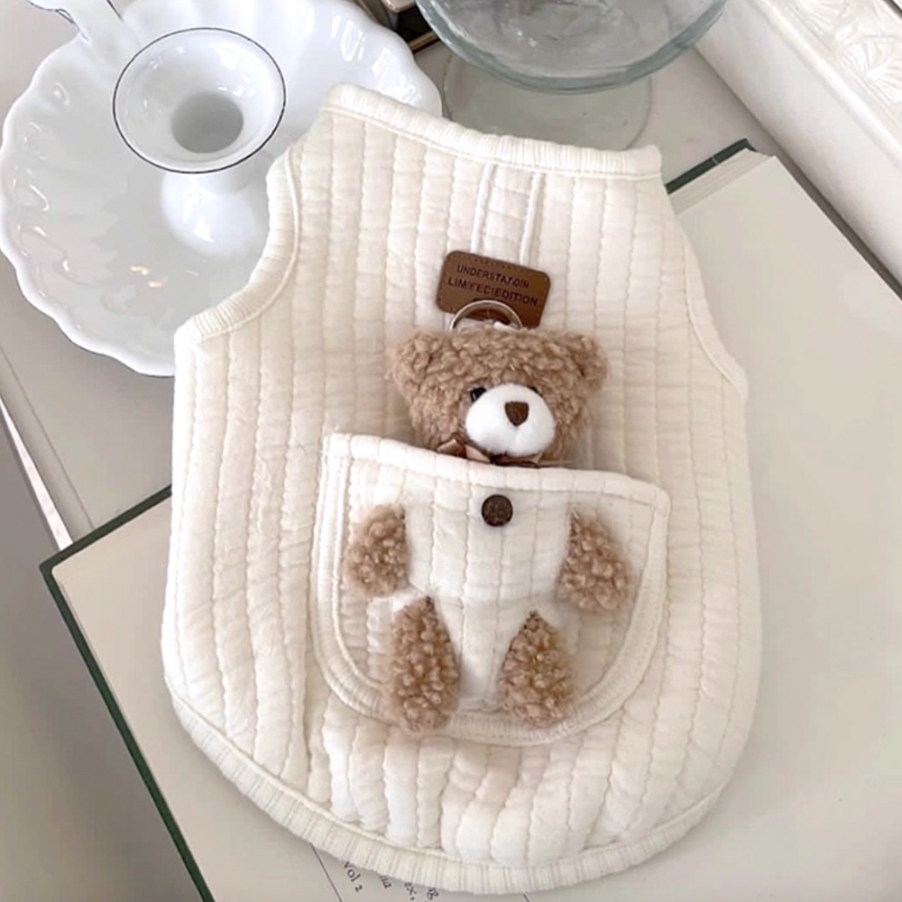 White Bear Vest Harness