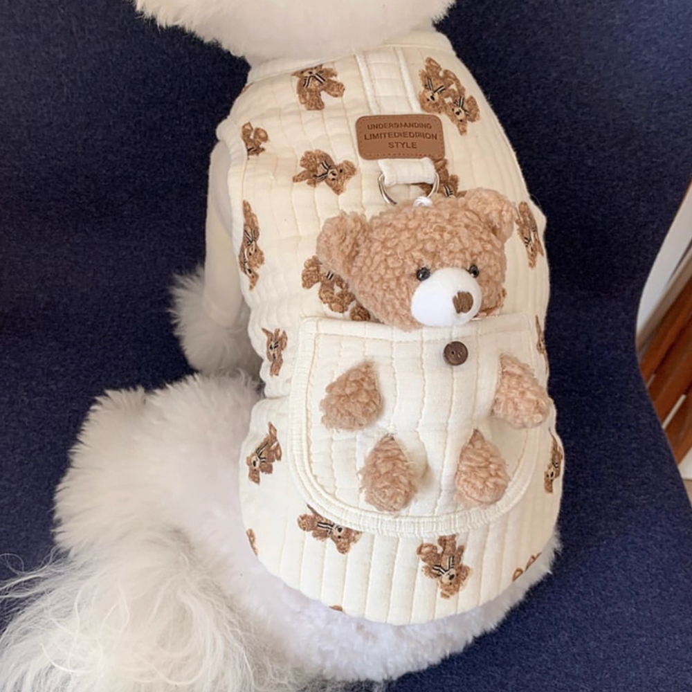 Bear Pattern Vest Harness