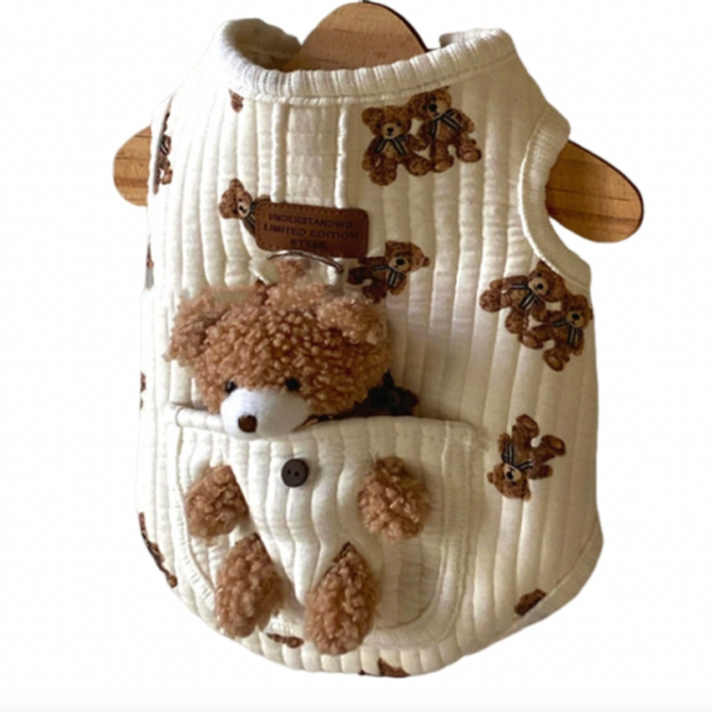 Bear Pattern Vest Harness