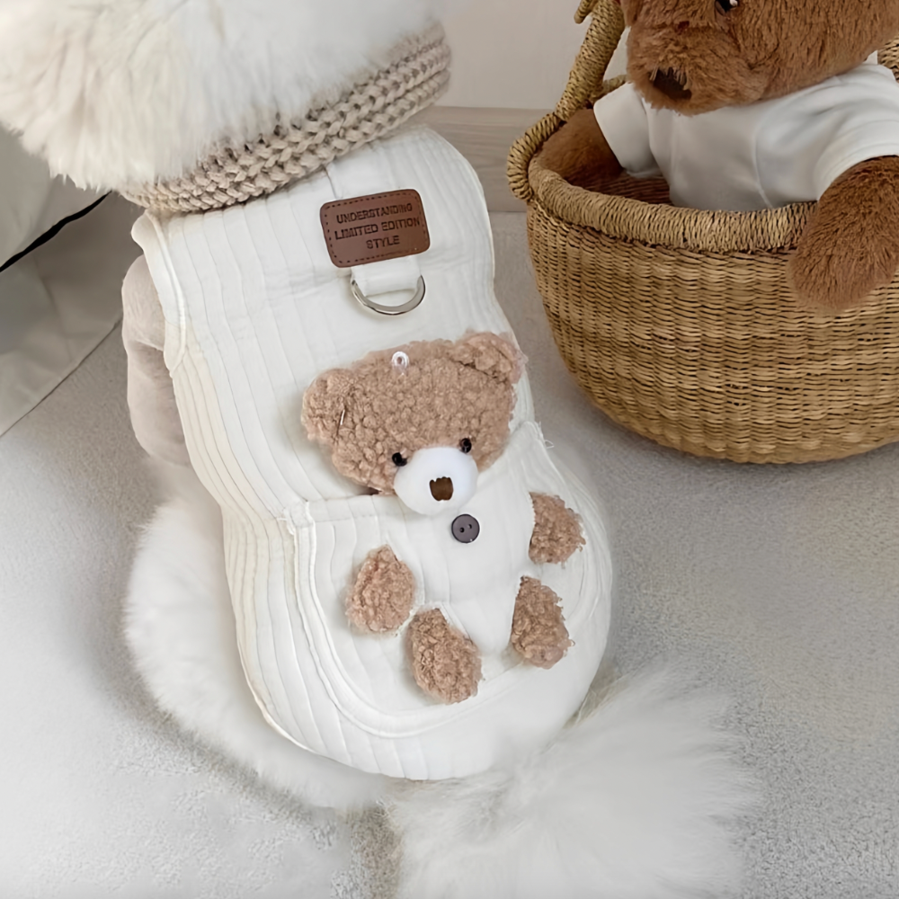 White Bear Vest Harness