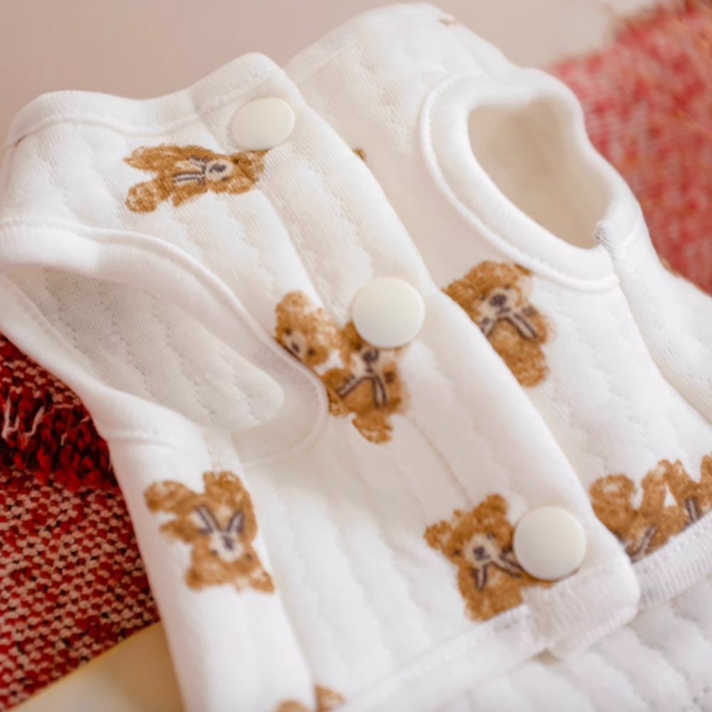 Bear Pattern Vest Harness