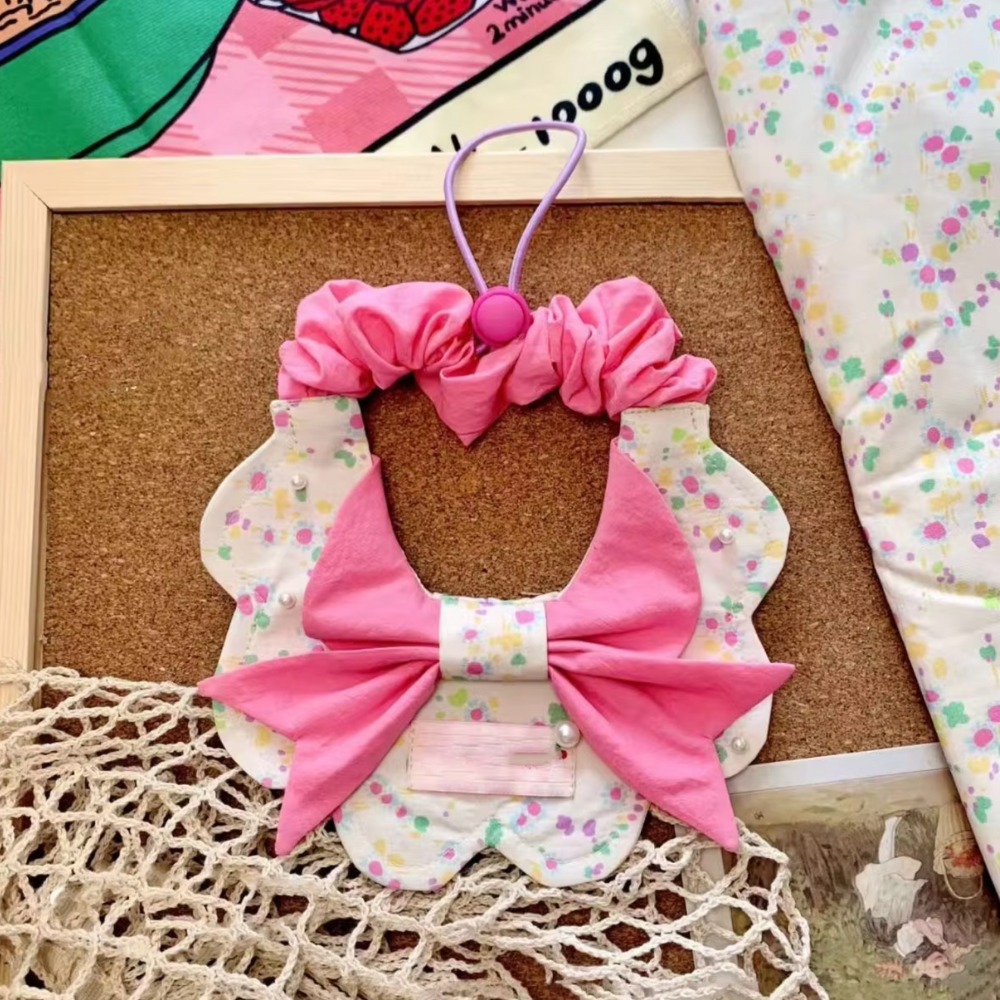 Elastic Floral Bib