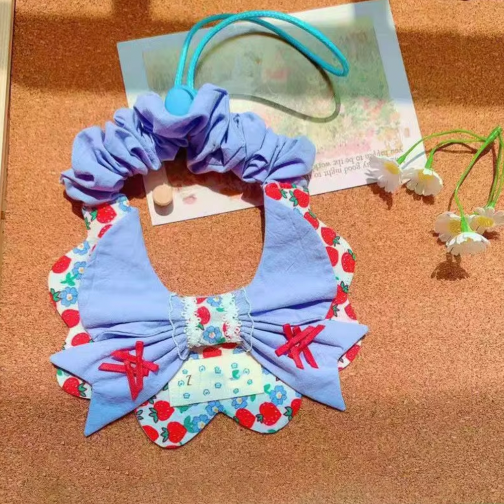 Elastic Floral Bib