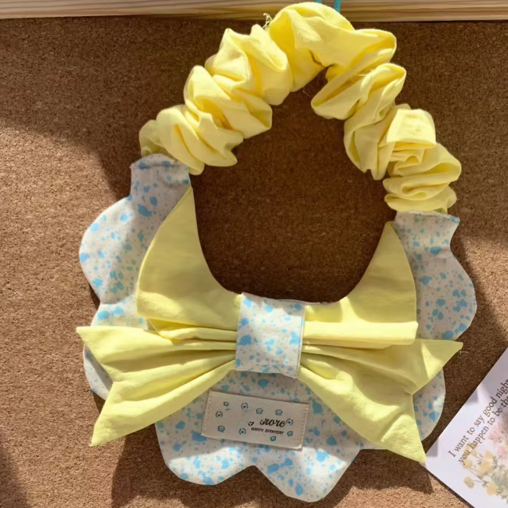 Elastic Floral Bib
