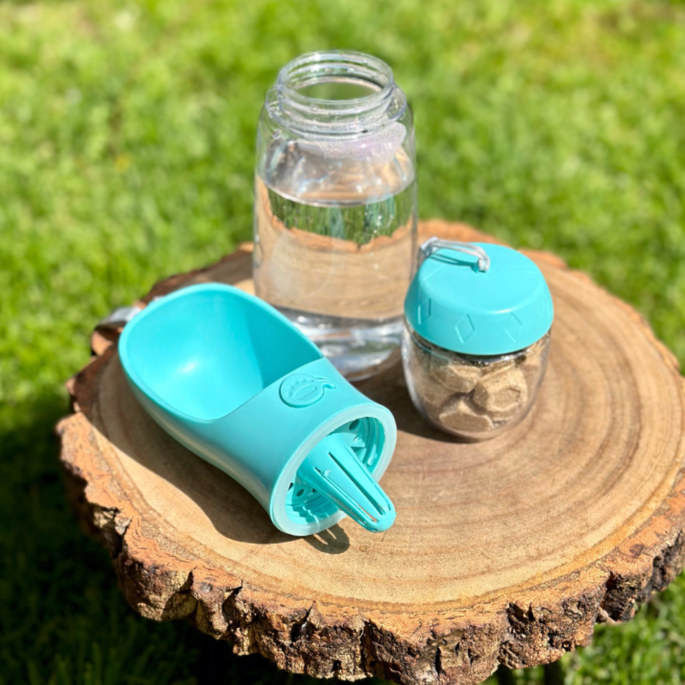 Portable Bottle with Food Container
