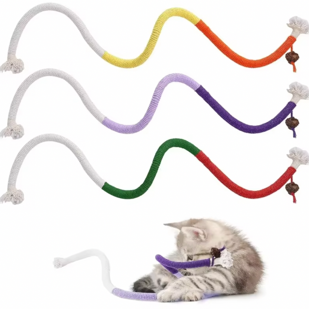 Interactive Catnip And Rope Toy