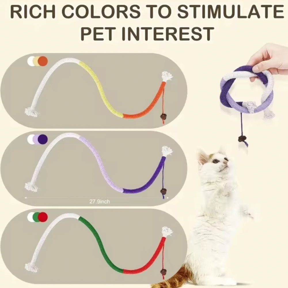 Interactive Catnip And Rope Toy