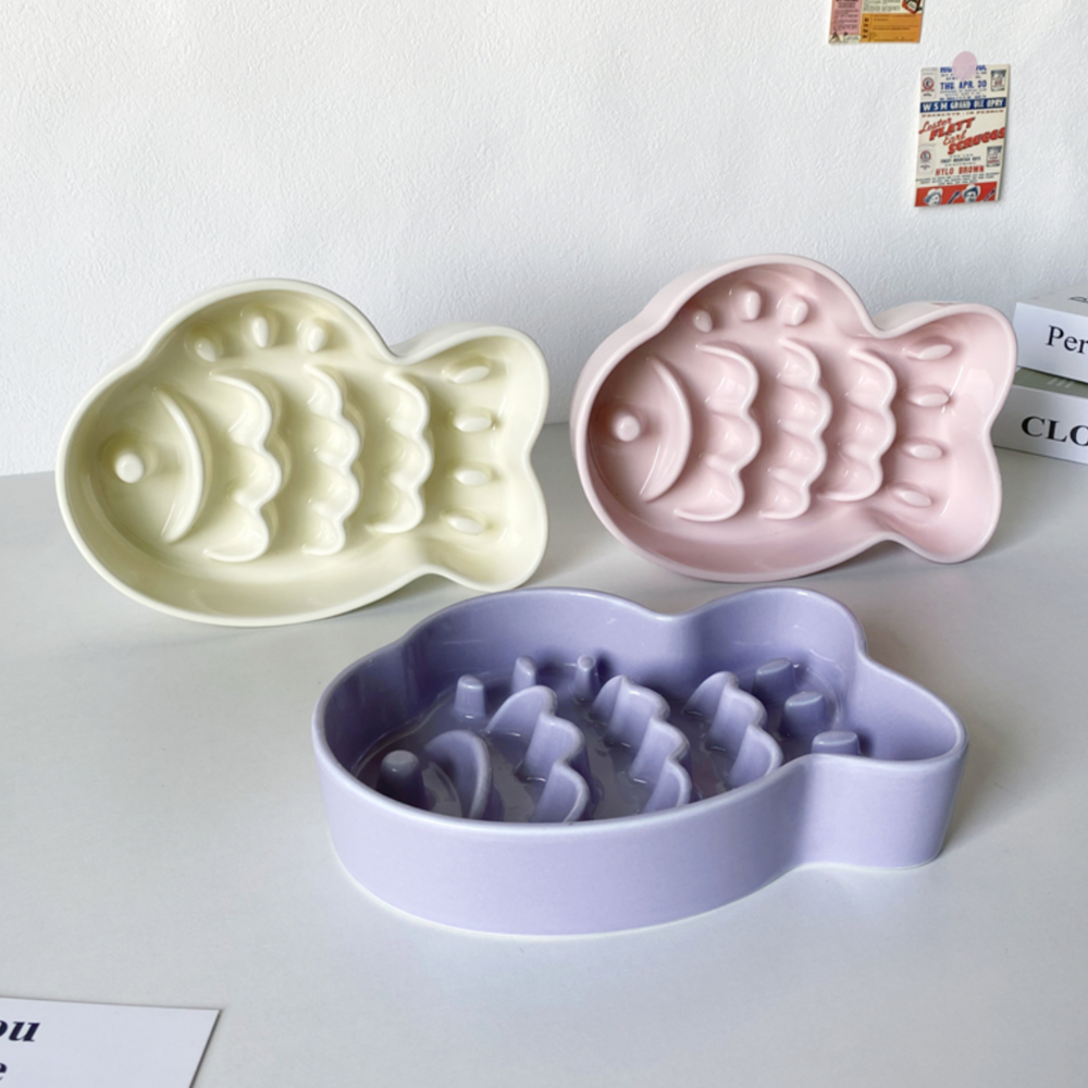 Fish Shaped Anti-Choke Bowl