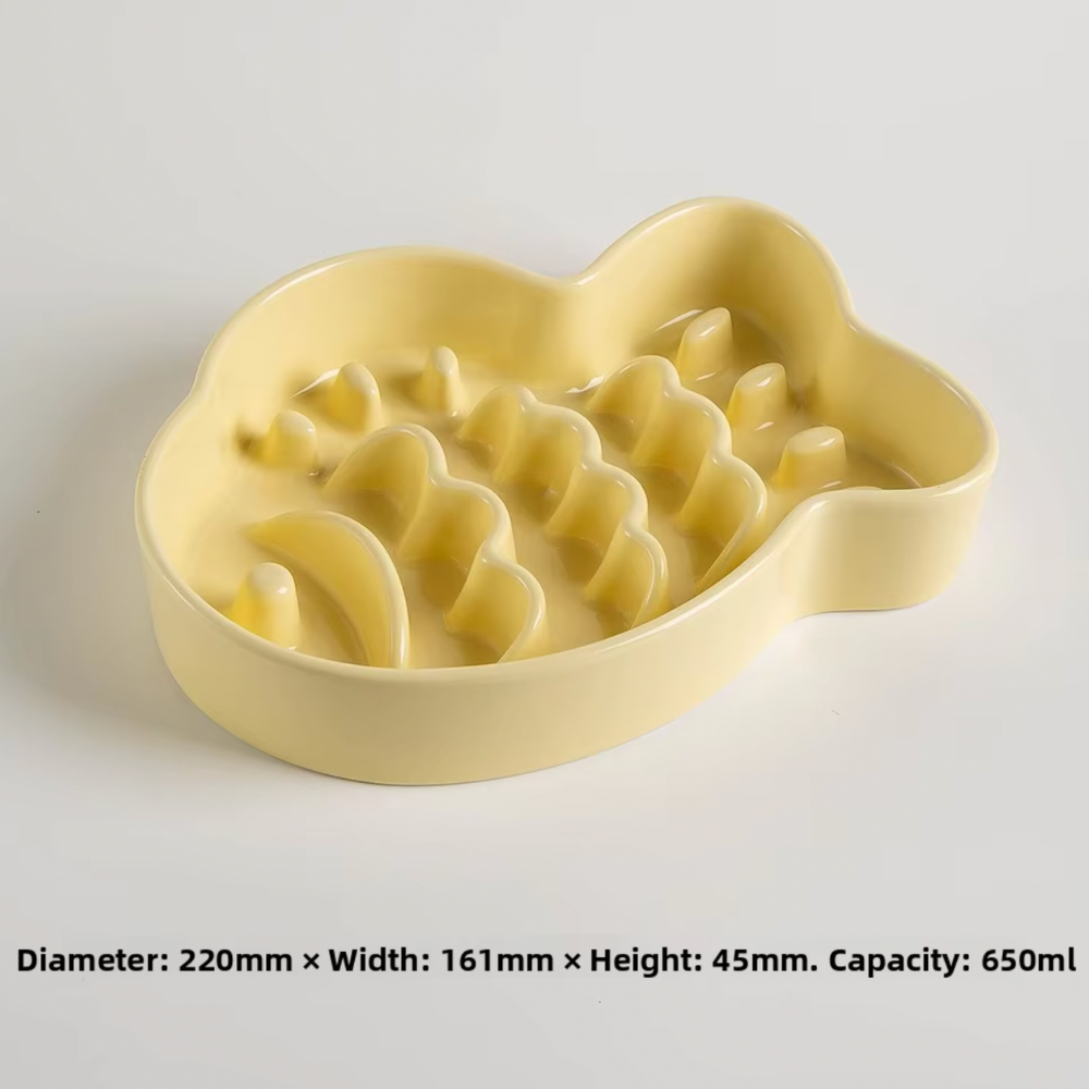 Fish Shaped Anti-Choke Bowl