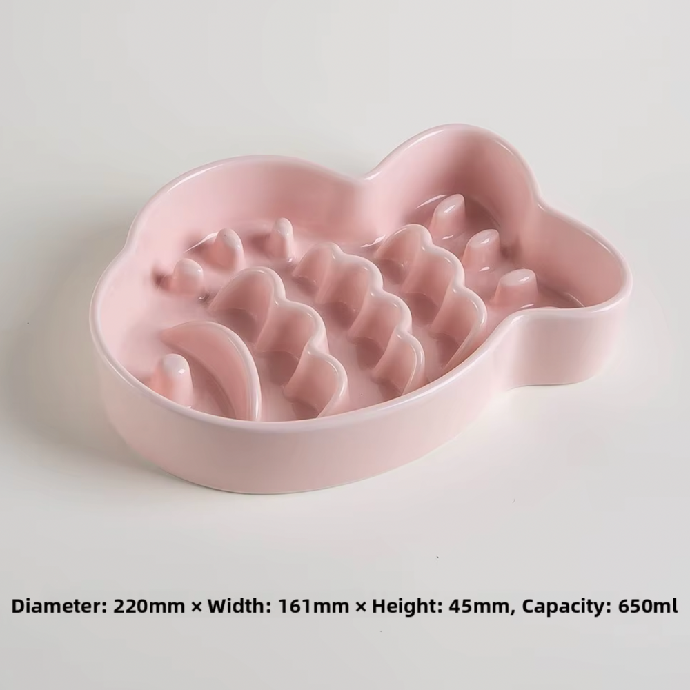Fish Shaped Anti-Choke Bowl