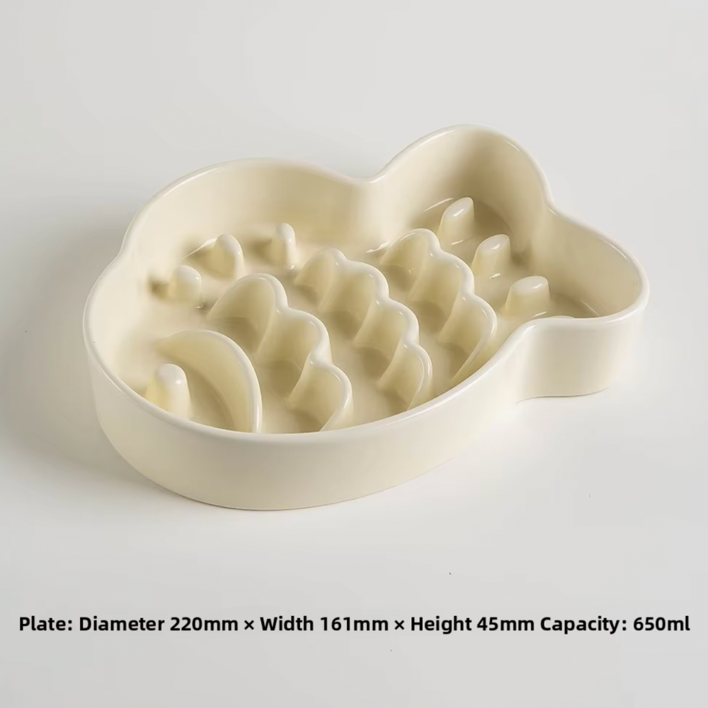Fish Shaped Anti-Choke Bowl