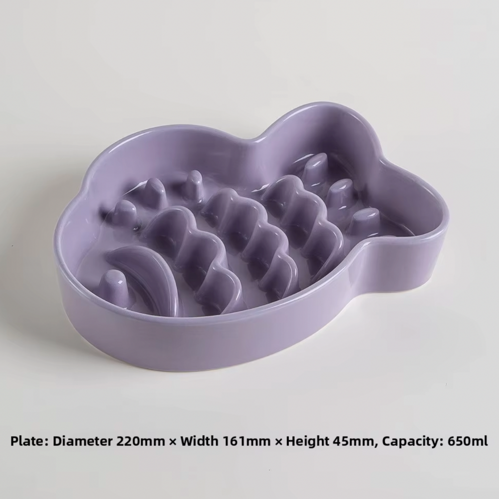 Fish Shaped Anti-Choke Bowl