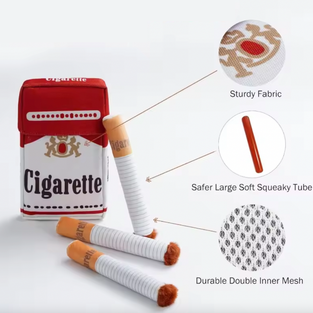 Cigarette Squeaky Toy