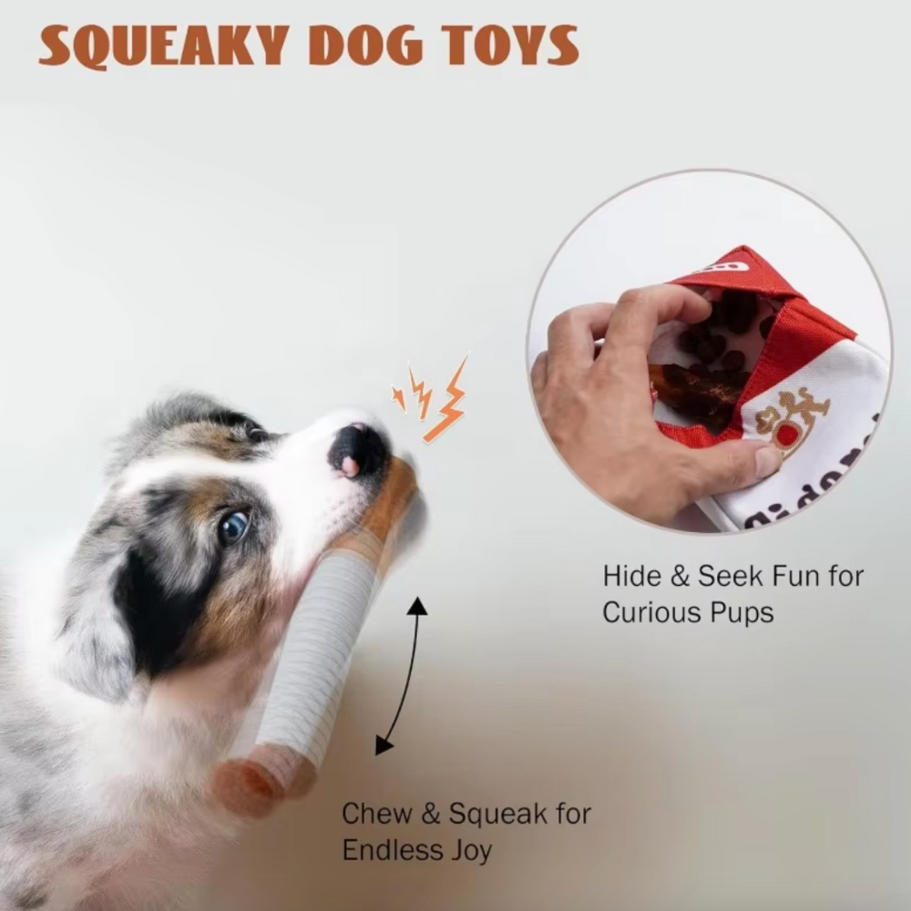 Cigarette Squeaky Toy