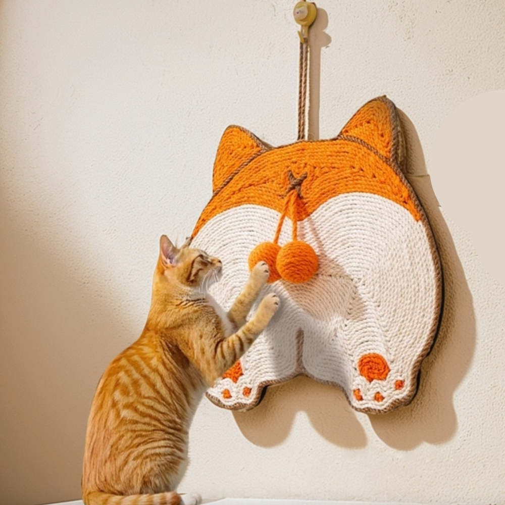 Sisal Corgi Butt Shaped Scratching Mat