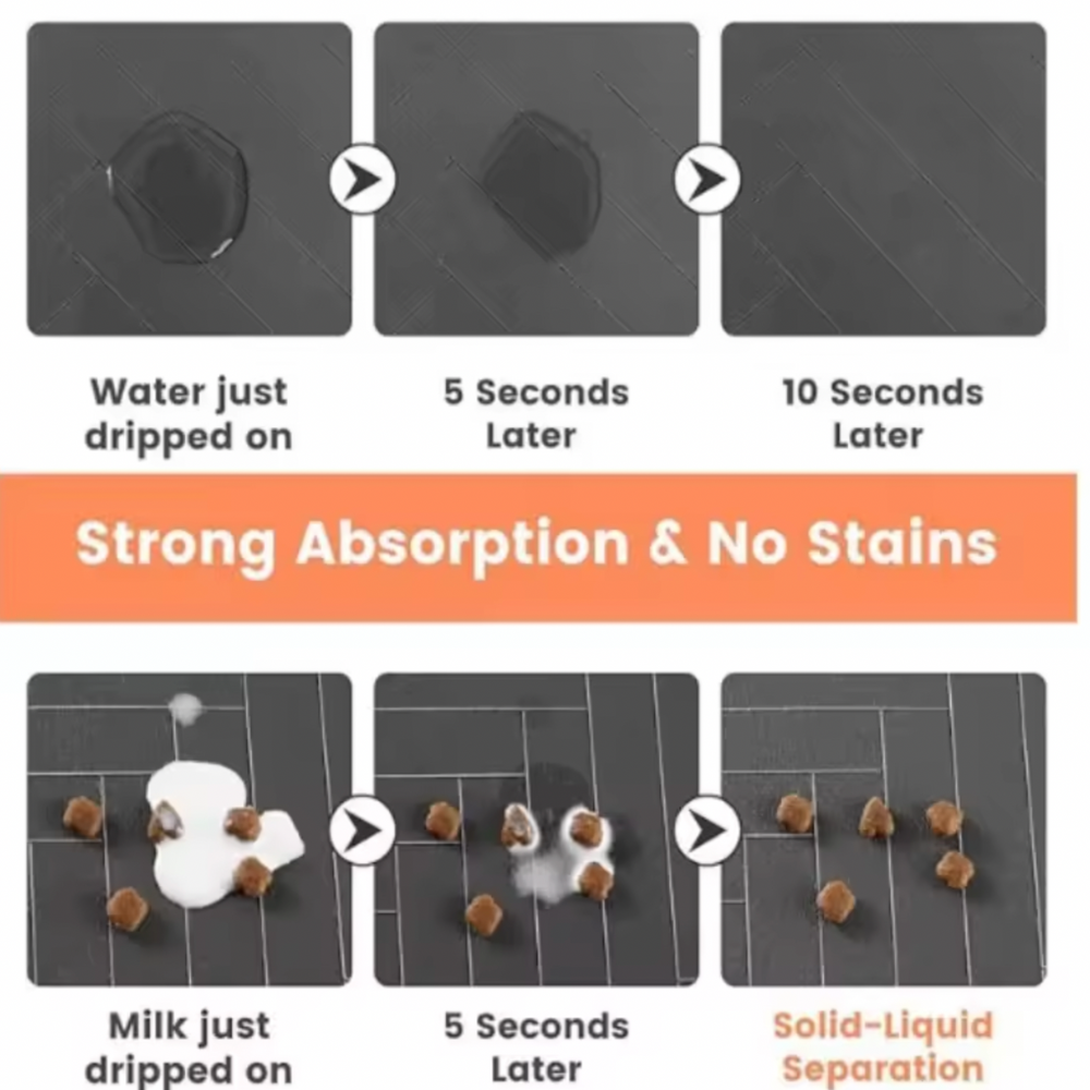 Quick-Drying Bowl Mat Maltipoo