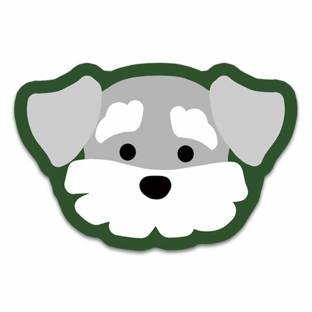 Quick-Drying Dining Mat Schnauzer