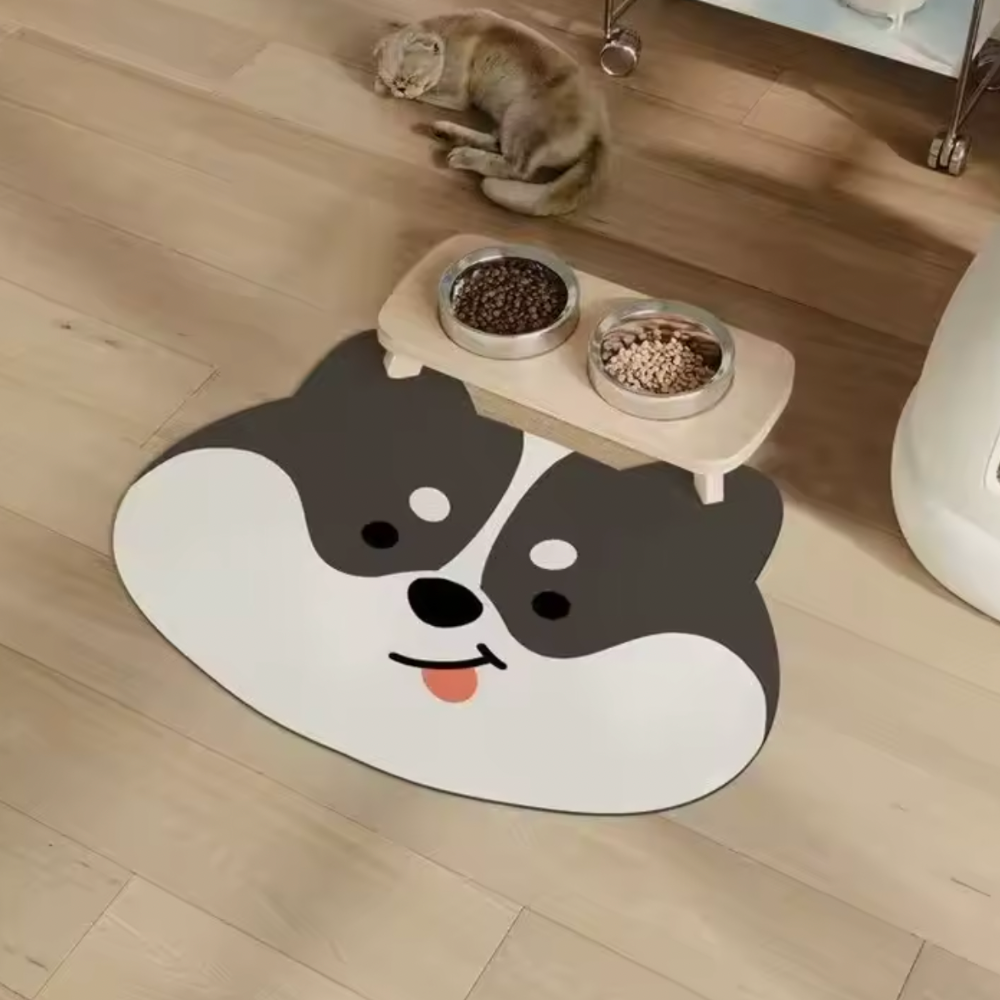 Quick-Drying Bowl Mat Husky