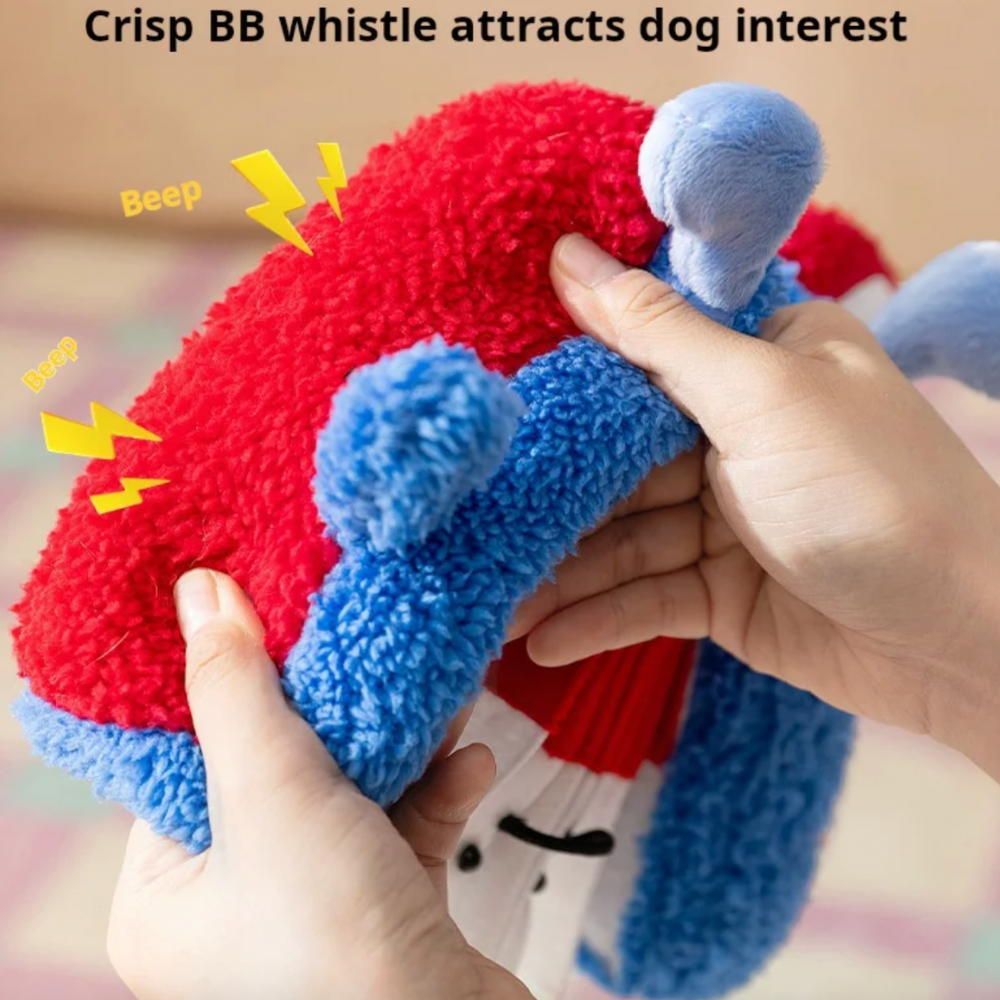 Accordion Shaped Squeaker Toy