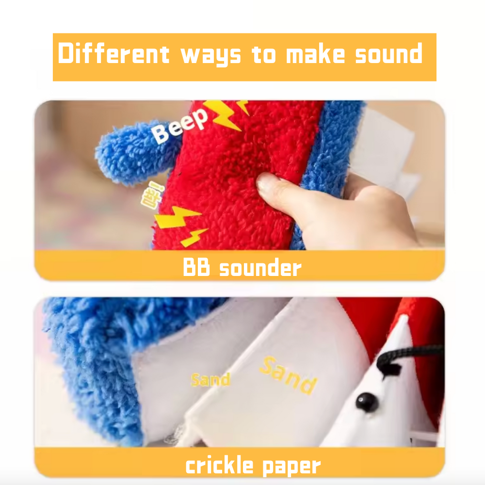Accordion Shaped Squeaker Toy