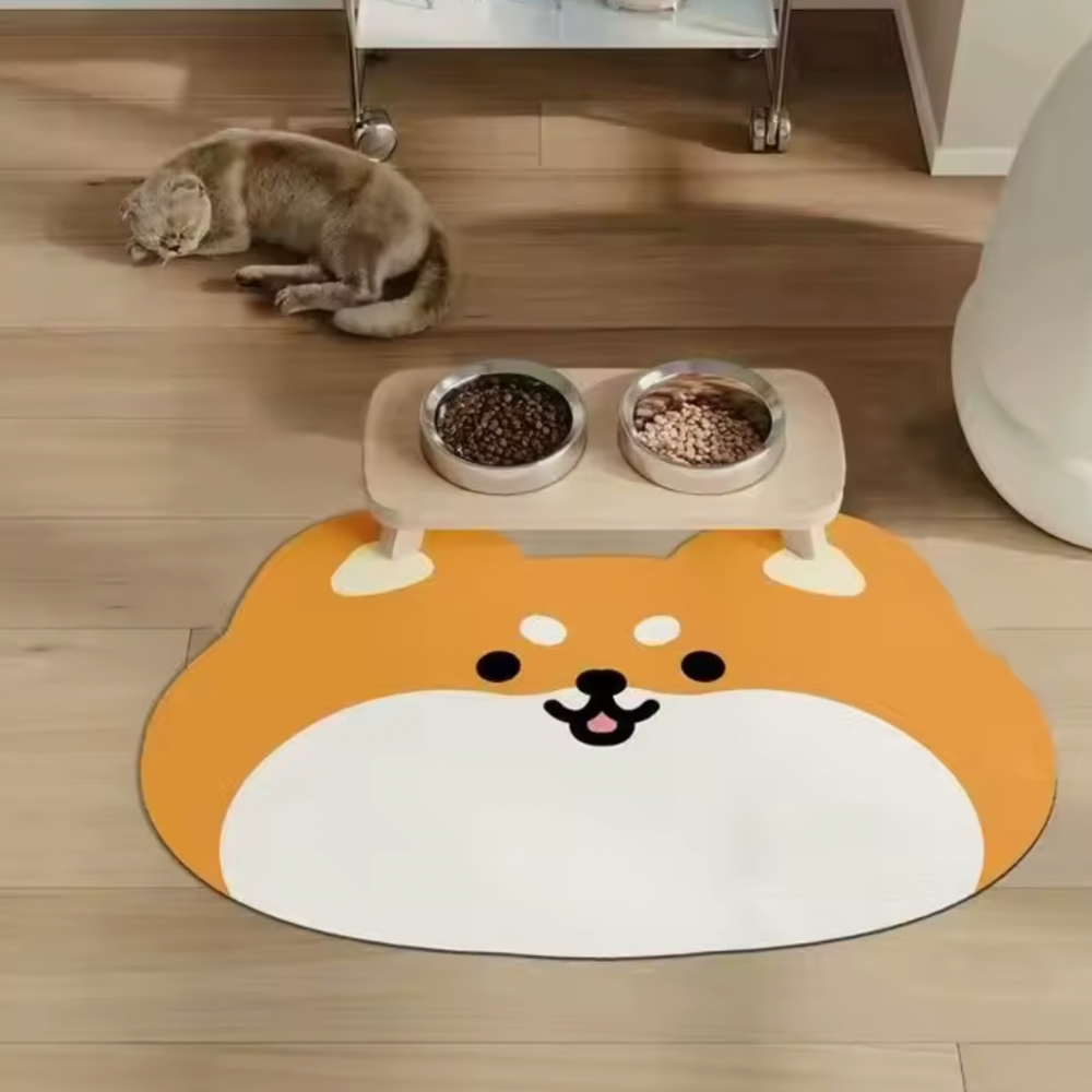 Quick-Drying Bowl Mat Shiba