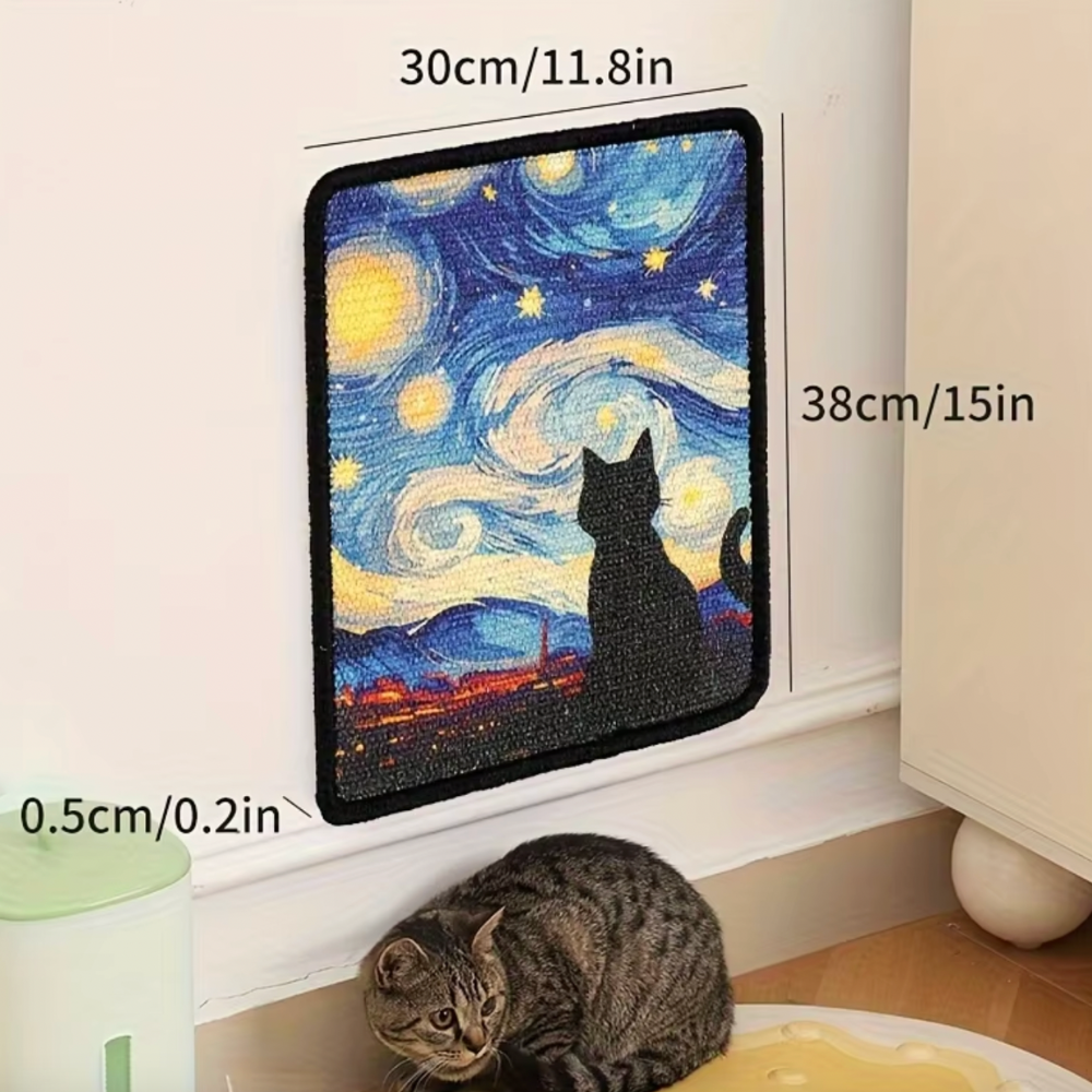 Starry Sky Sisal Scratching Mat