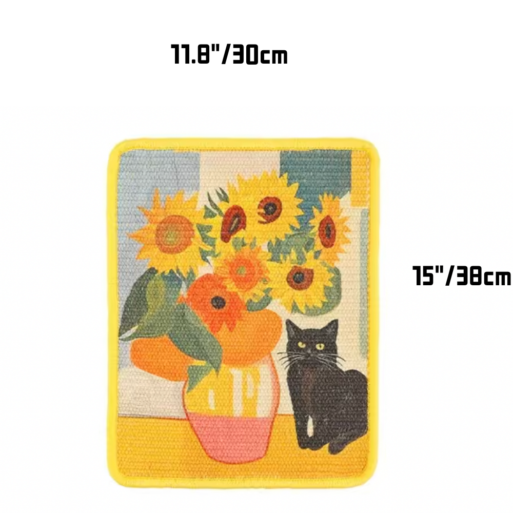 Sunflower Sisal Scratching Mat
