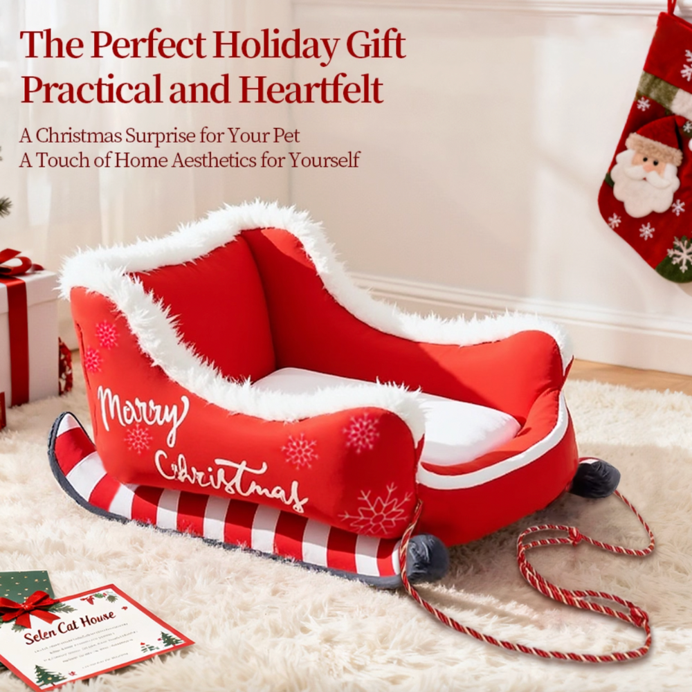 Christmas Sleigh Kennel