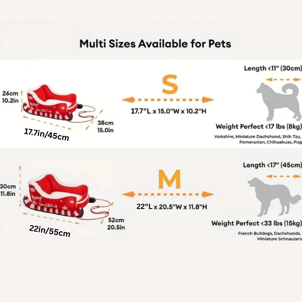 Christmas Sleigh Kennel