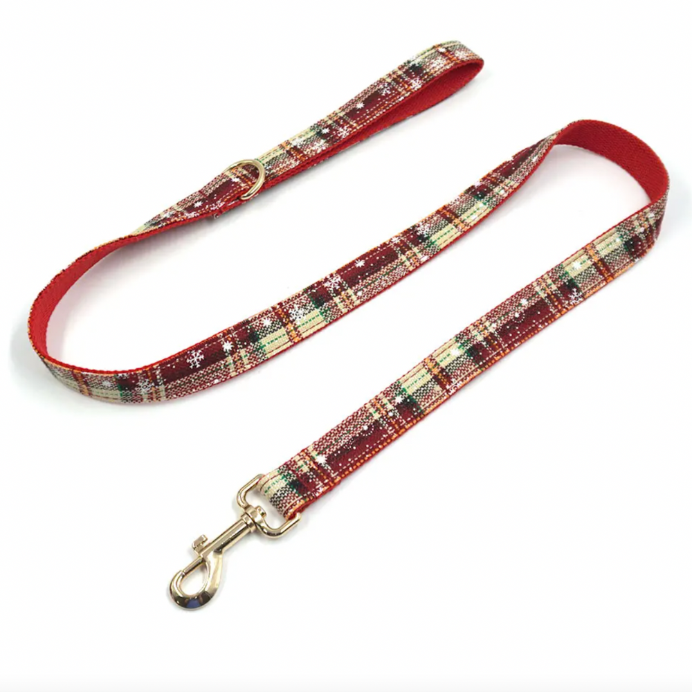 Christmas Snowflake Leash
