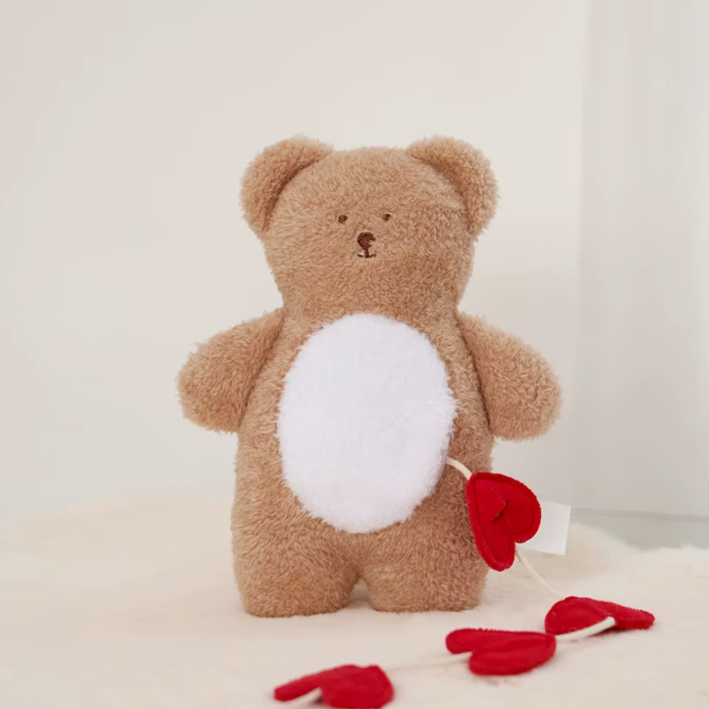 Teddy Bear Plush Toy With Hearts