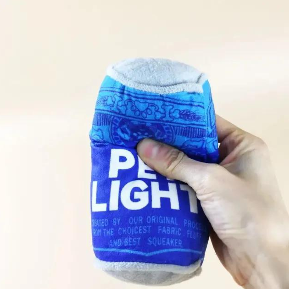 Plush Can Shaped Squeaky Toy