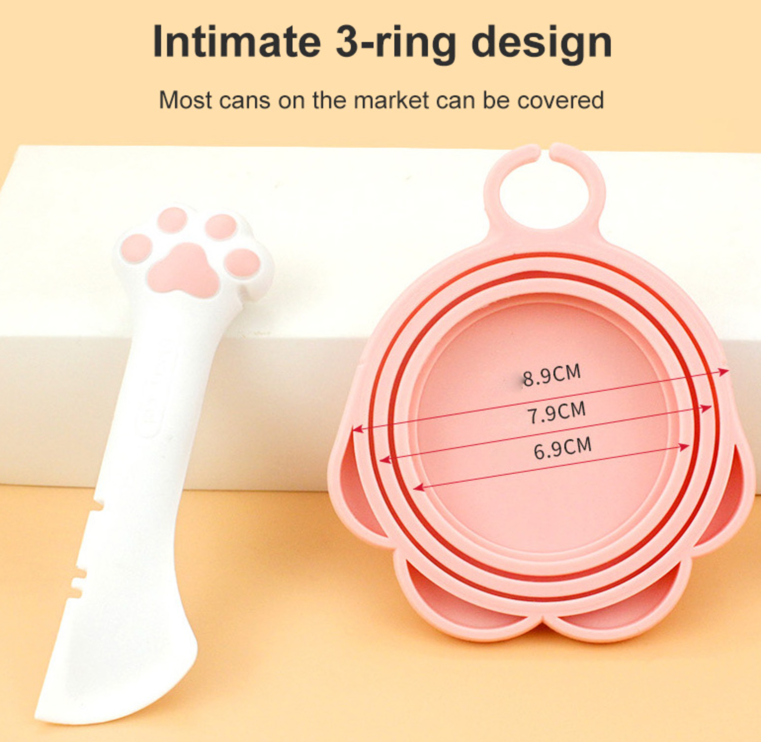 Paw Shape Can Opener and Lid