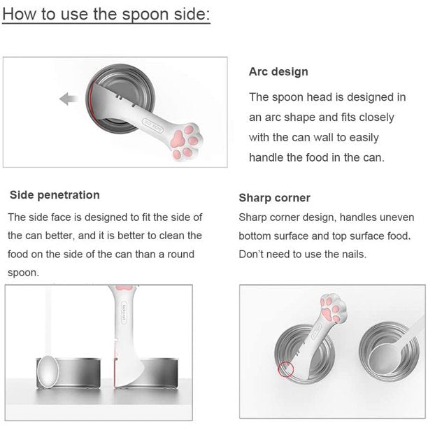 Paw Shape Can Opener and Lid